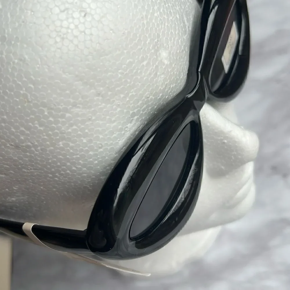 Inflated Cat Eye Black Sunglasses